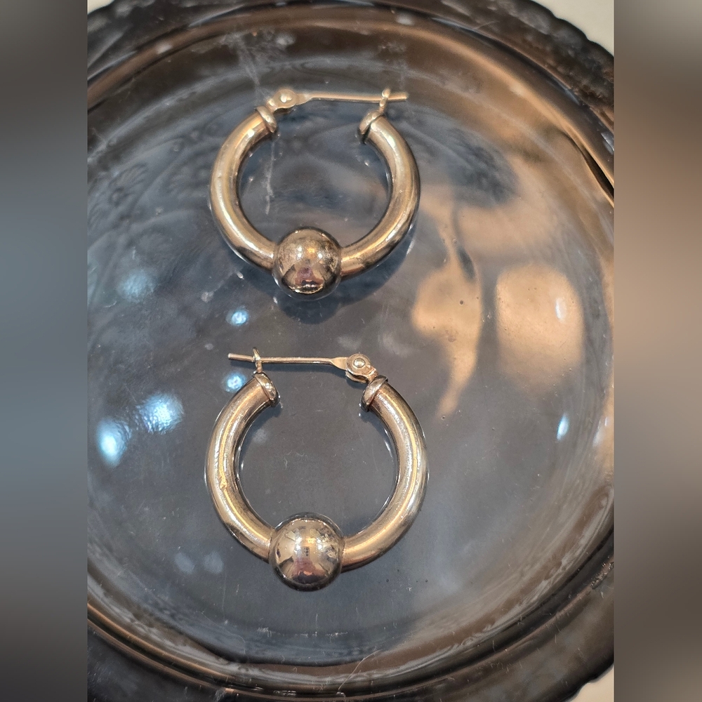 Sterling "Cape Cod Classic" Hoop Earrings